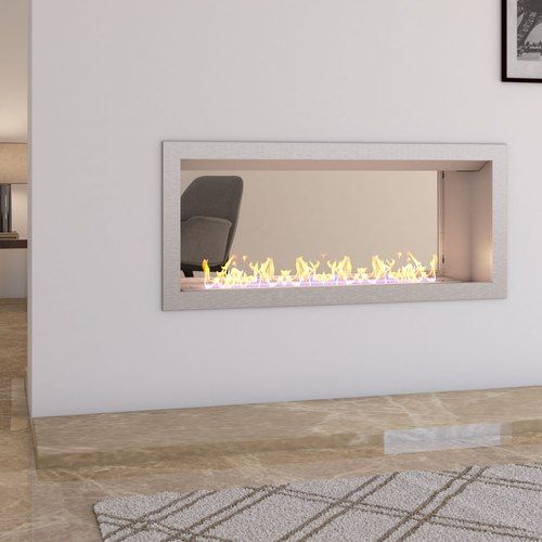Icon Fires Double Sided Slimline 1100 Biofuel Fireplace 