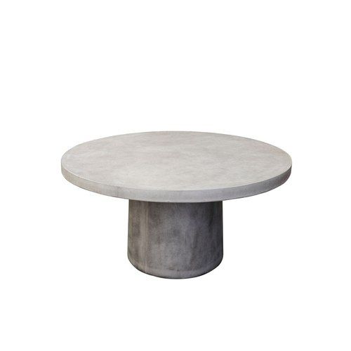 Milazzo Round Concrete Outdoor Table - Grey