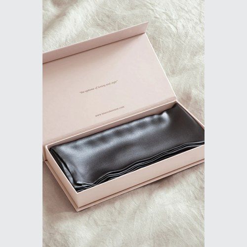 Silk Pillowcase with Gift Box - Slate | Bianca Lorenne