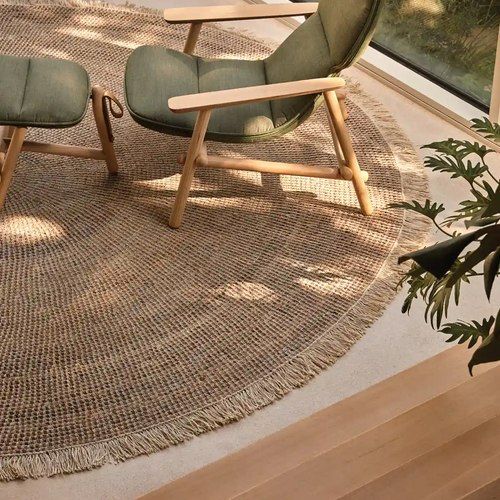 Tribe Home Reef Rug - White | Round