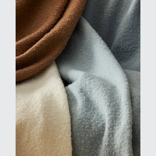 Weave Home Clive Wool Throw Blanket - Cinnamon | NZ Made | Bouclé
