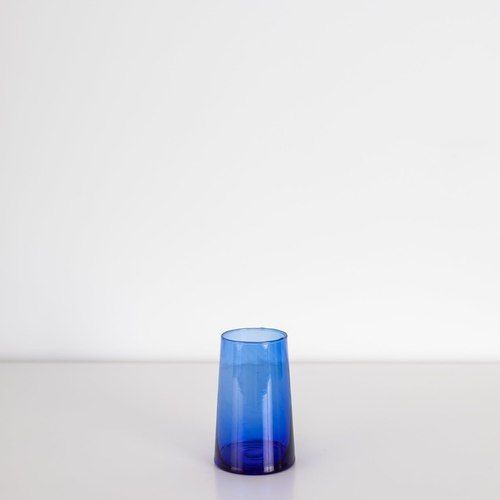 Moroccan Cobalt Coneshaped Glass - Extra Large