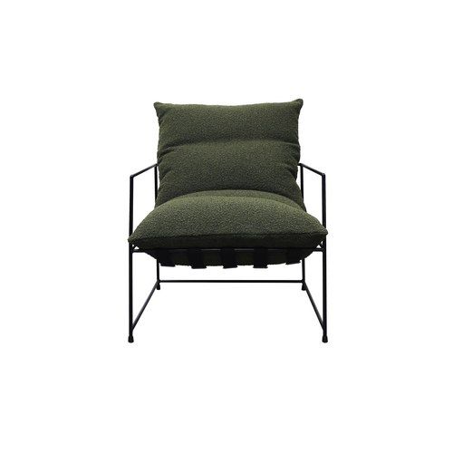 Lauro Club Chair Boucle - Green
