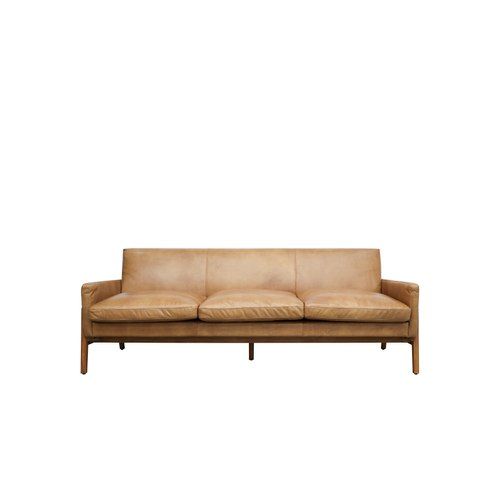 Sawyer 3 Seat Sofa - Tan Leather