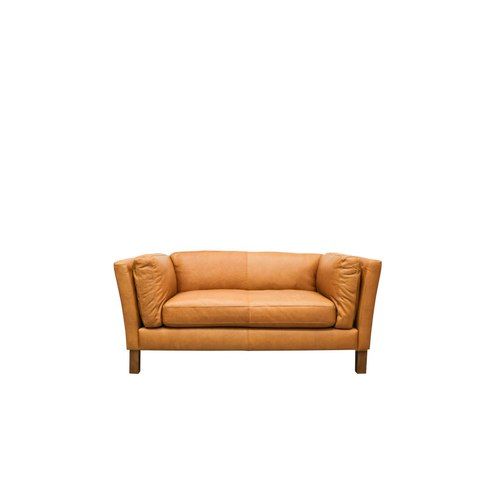 Modena Italian Leather 2 Seater Sofa - Chestnut