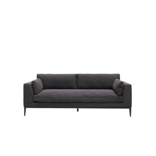 Tyson Sofa 3 Seater - Relaxed Black