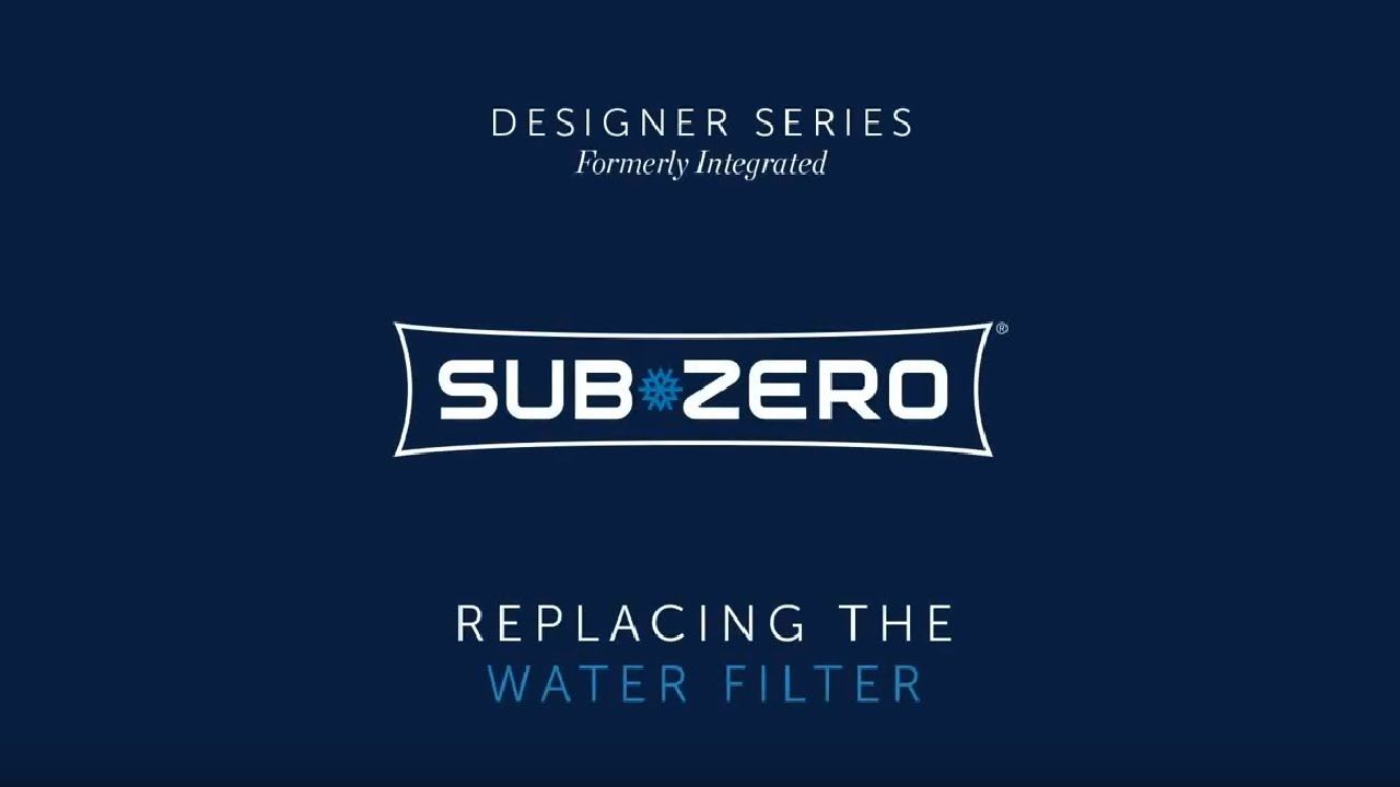 The water filter inhibits scale formation and sediment build up. It also reduces chlorine, taste, and odor so your water and ice are clean and refreshing. Replace your water filter every year or every 750 gallons, whichever occurs first. Watch to learn ho