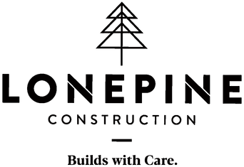 Lonepine Construction professional logo