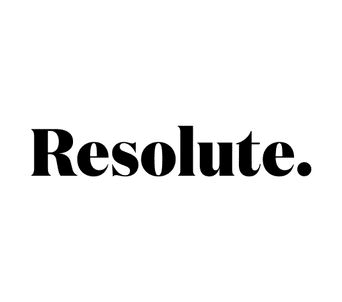 Resolute Construction company logo