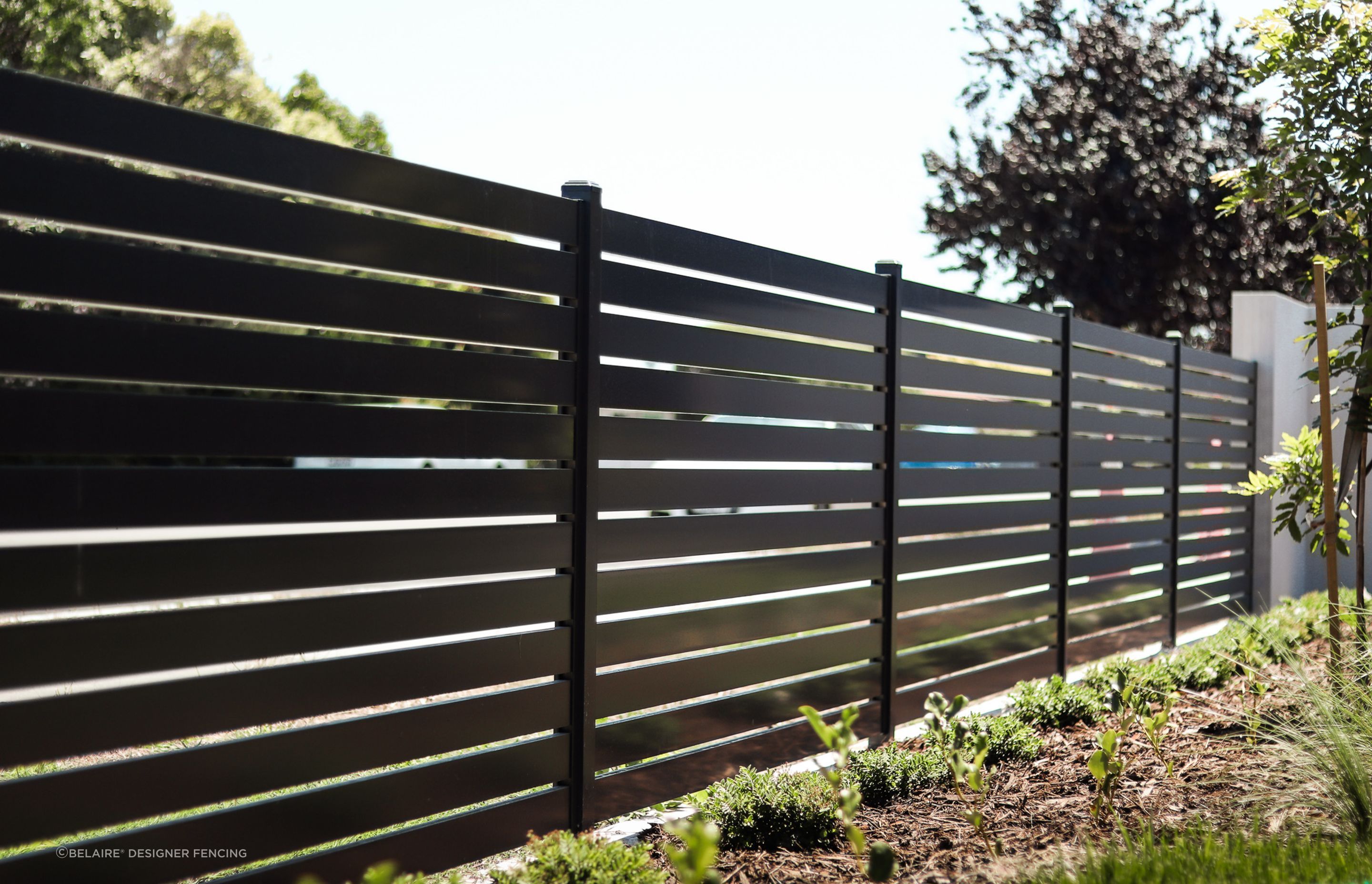 Sleek and maintenance free make options like the BelAire Aluminium Fencing and Screens very appealing for the modern home.