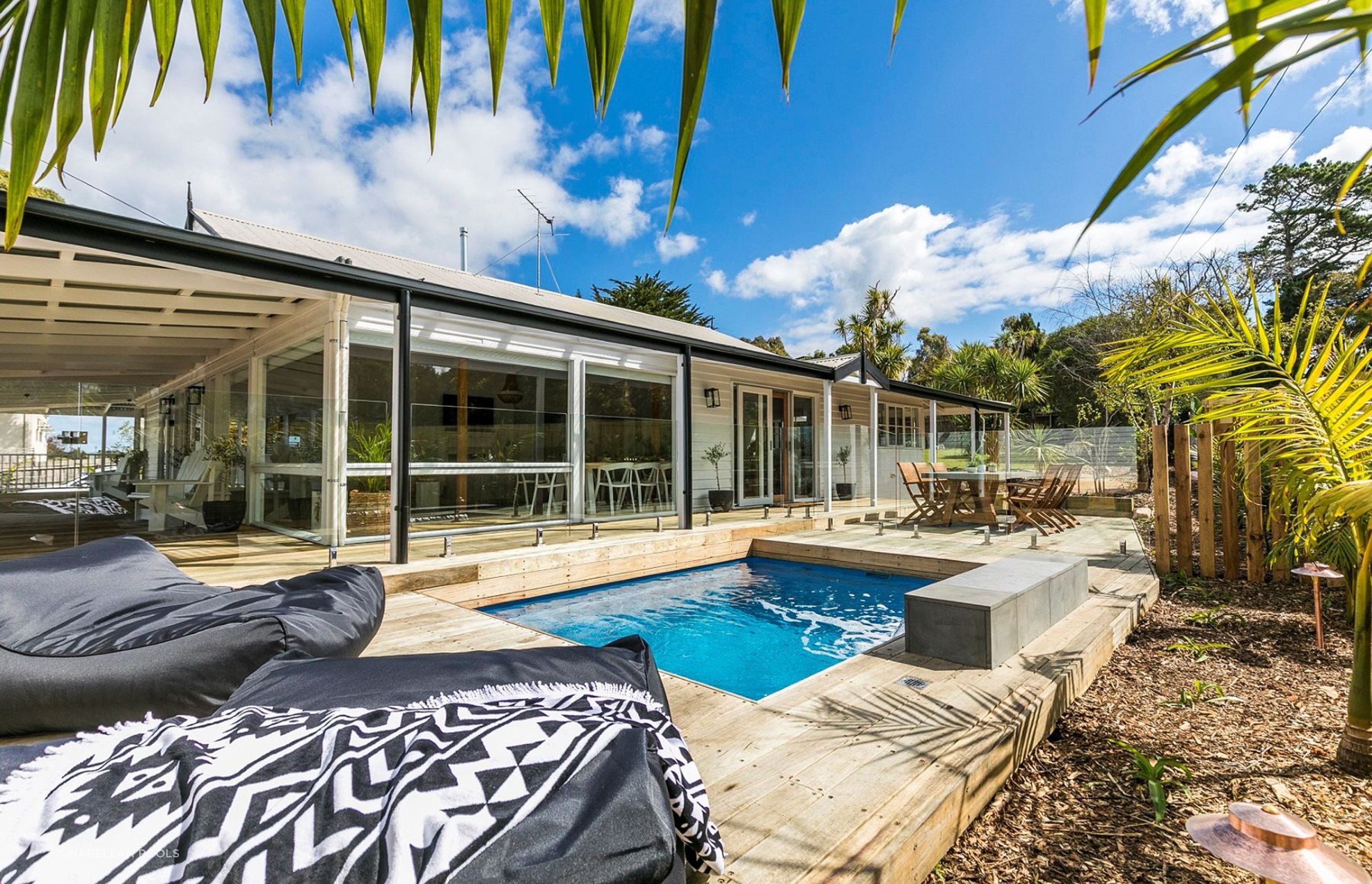 The Eden Plunge Pool by Narellan Pools is great one to relax in on a hot summer's day.