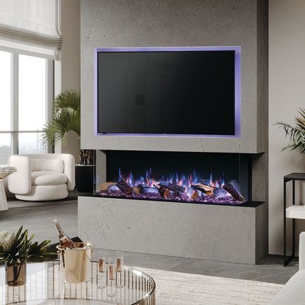 Transform your living room with the media wall fireplace trend