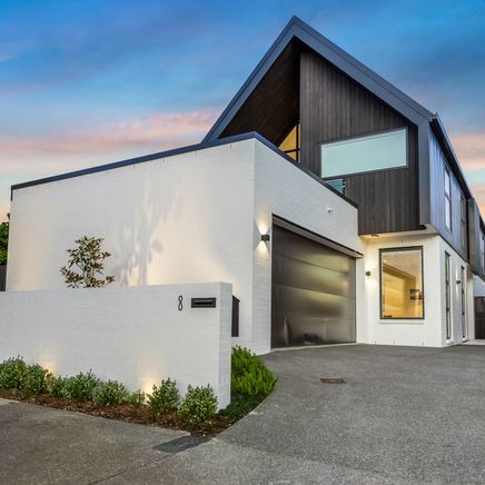 A striking five-bedroom home and pool built on an extremely tight site