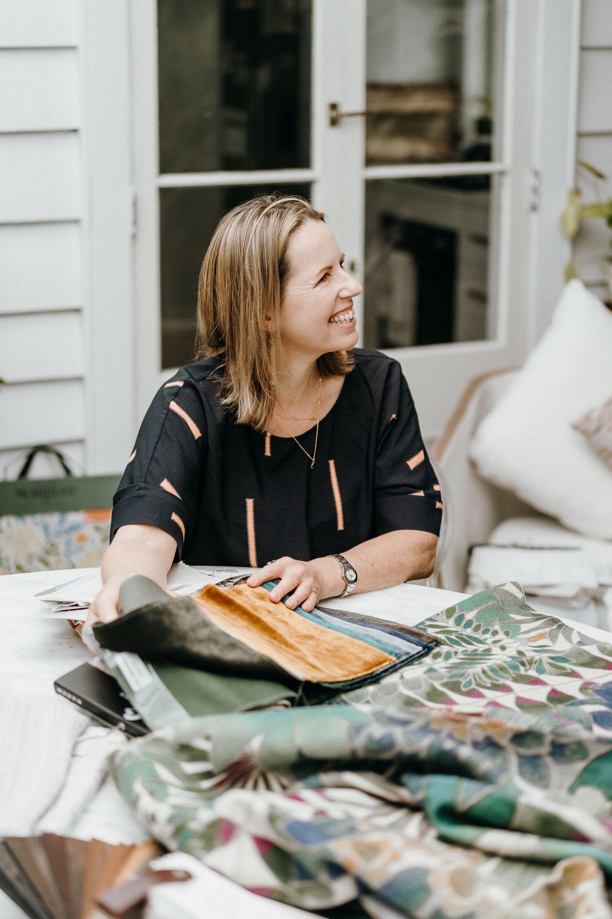 Bren fell in love with the interior design industry after visiting many of the design and textile houses in Auckland. Photo: Samantha Donaldson