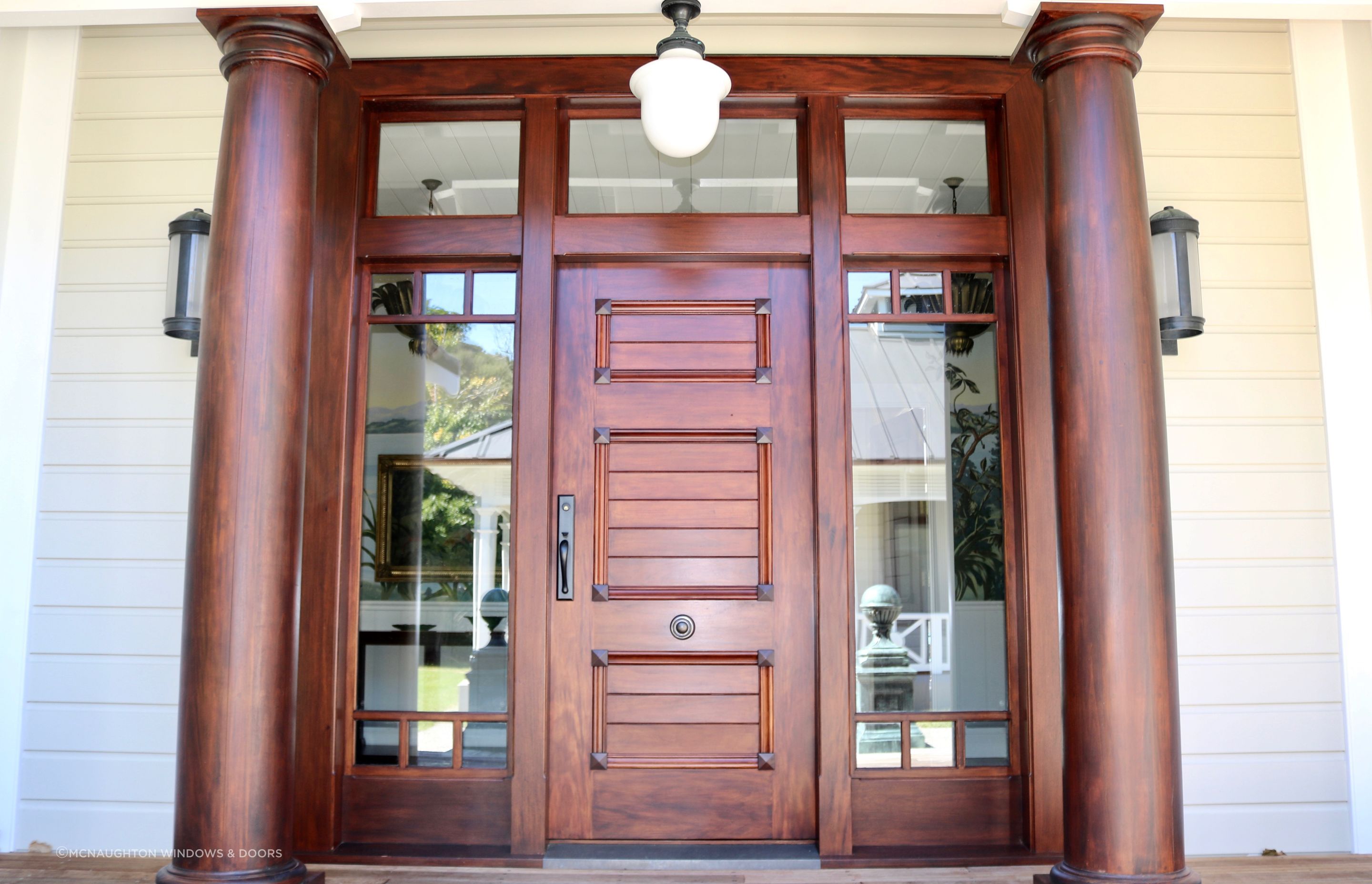 Front entrance doors can be a great way to make a bold statement