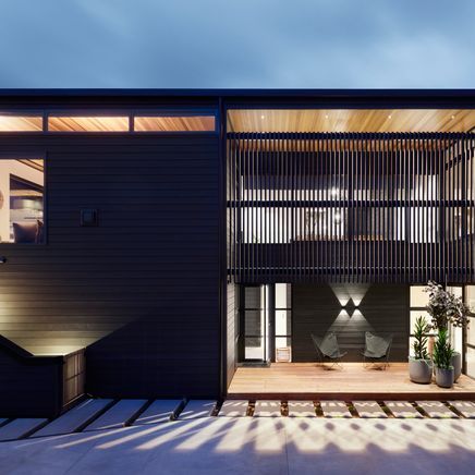 A beachy but sophisticated new-build bach