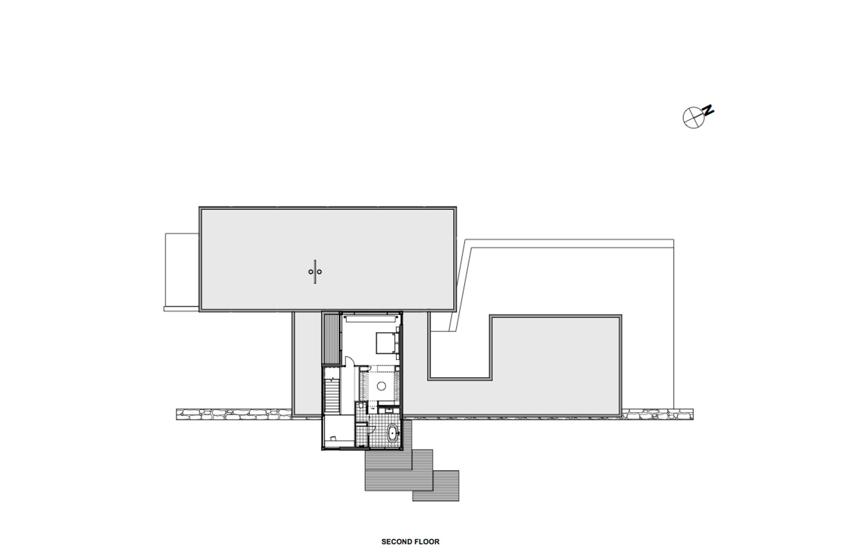 Second-floor plan by Team Green Architects.