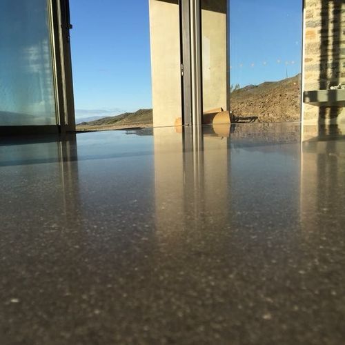 Standard Finish Polished Concrete Floors - Beach House Range
