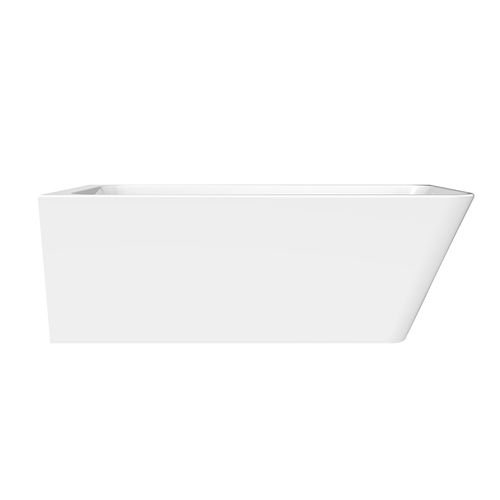 Tilt LH Corner Bath 1700mm Gloss White Acrylic