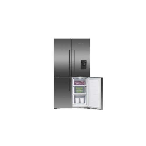 605L Recessed Handle Quad Door Fridge with Ice by Fisher & Paykel  