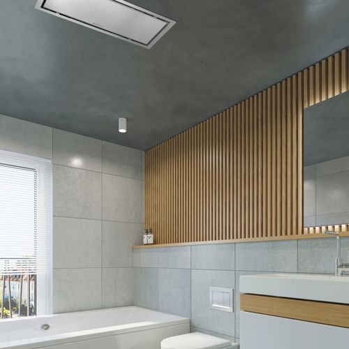 Krystal White Ceiling Heater & Installation Kit