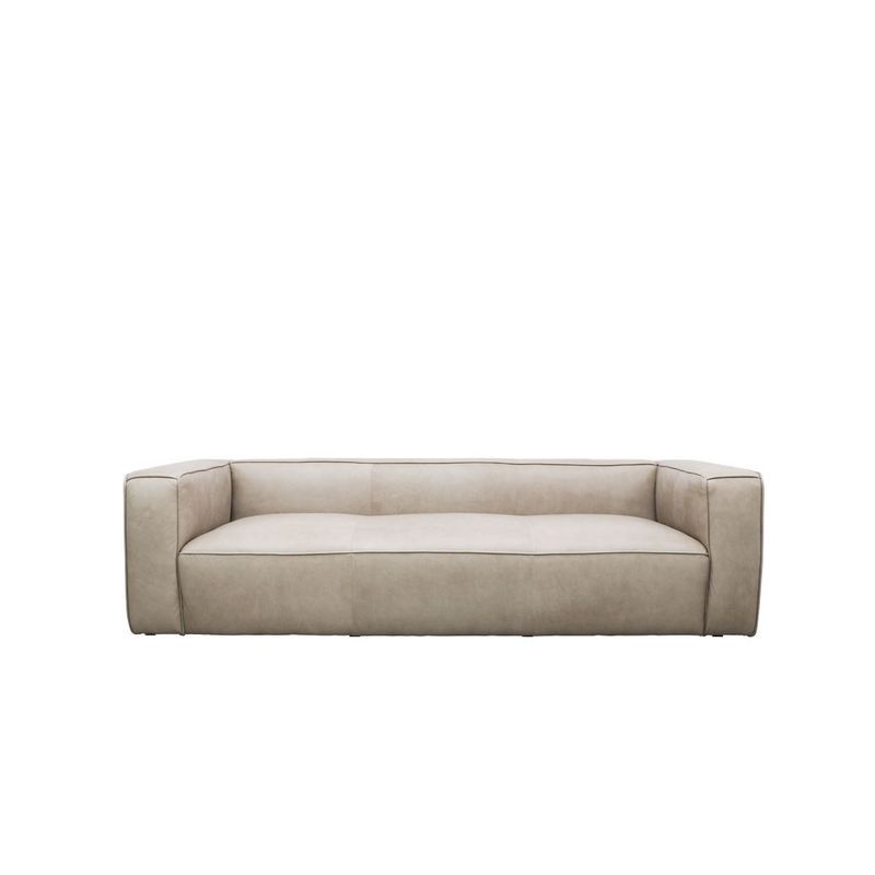 Stirling 3 Seater Italian Leather Sofa | Riverstone