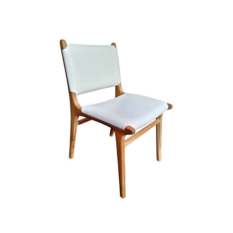 Maya Plush Dining Chair (White)