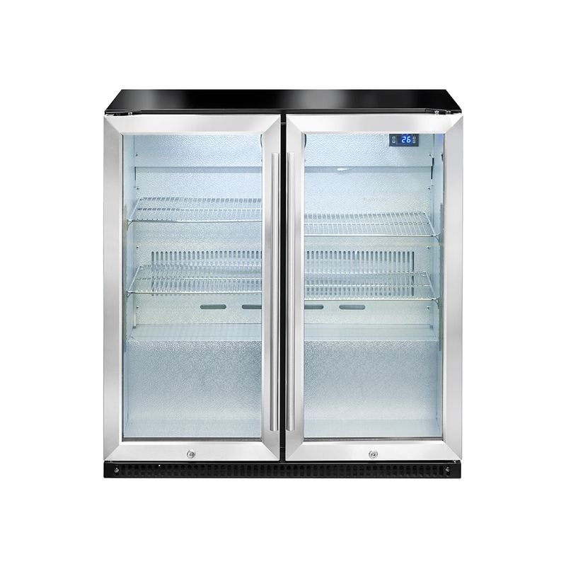 Artusi Double-Door Outdoor Refrigerator - Stainless Steel