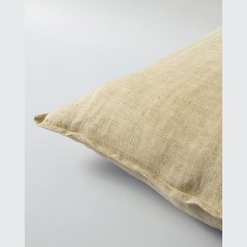 Baya Cassia Handwoven 100% Linen Cushion - Putty | Square