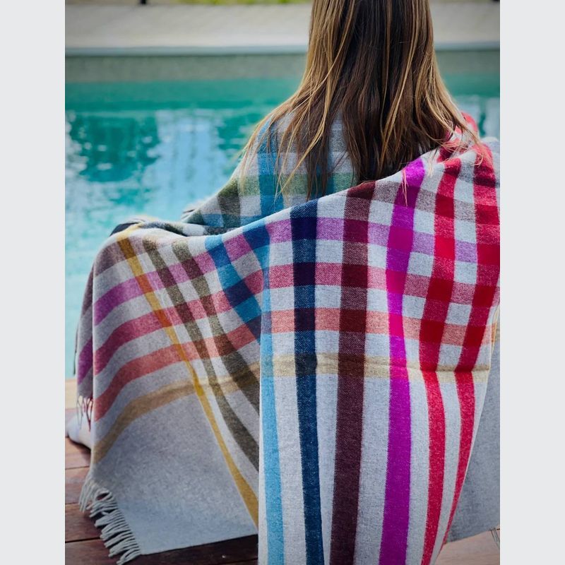 NZ Merino Throw Blanket - Henley Grey | 100% Pure Wool