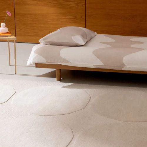 Marimekko Isot Kivet Natural White Designer Floor Rug