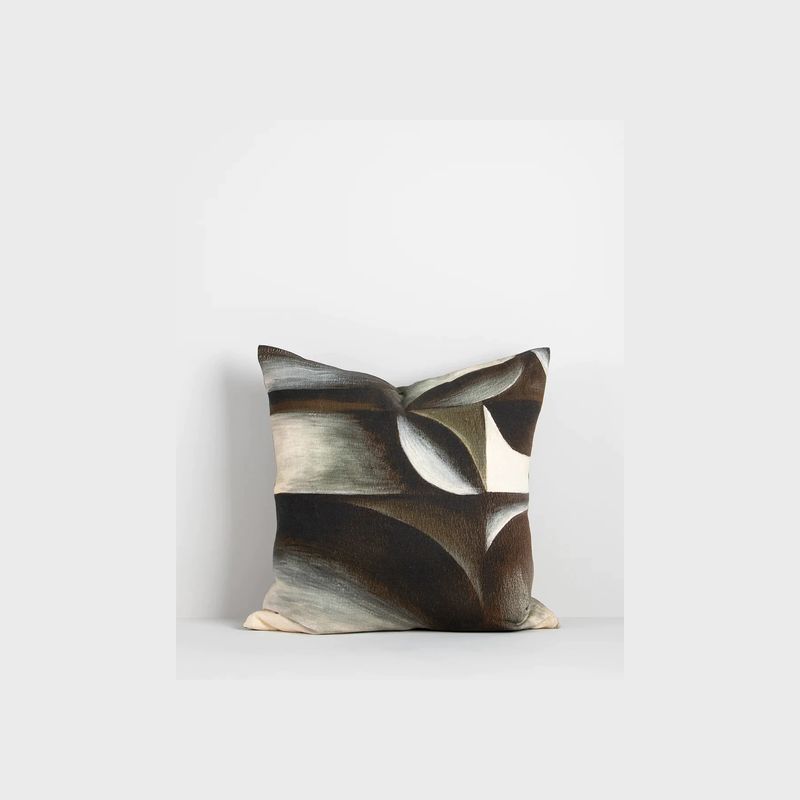 Baya Canopy Cushion - Moss | Abstract Print | 50 x 50cm