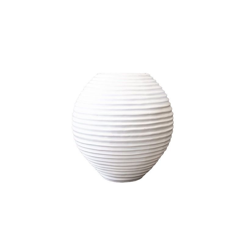 Spiral Vase - White 70 cm