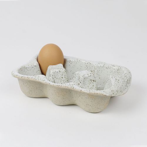 Garden to Table Egg Crate- 6 Cup White