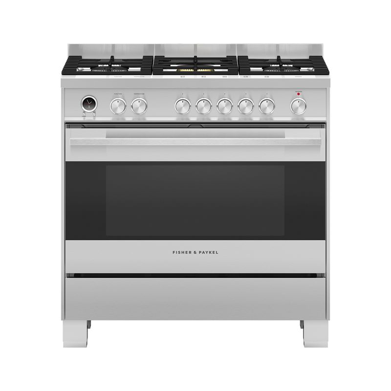 Freestanding Cooker, Dual Fuel, 90cm, Self-cleaning