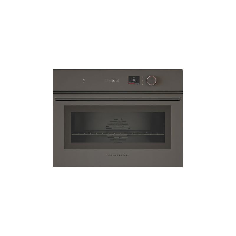 Combination Steam Oven, 60cm, 18 Function, Grey Glass