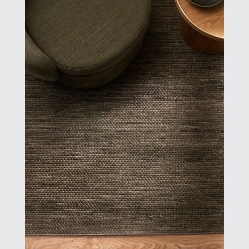 Baya Boardwalk Wool/Cotton Blend Floor Rug - Khaki