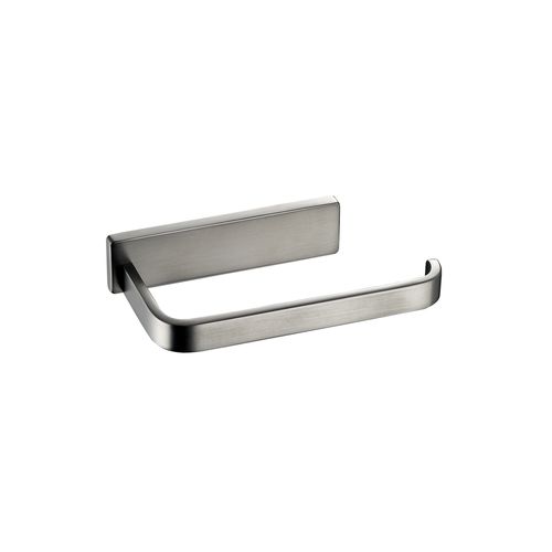 Cubic Toilet Roll Holder Brushed Nickel