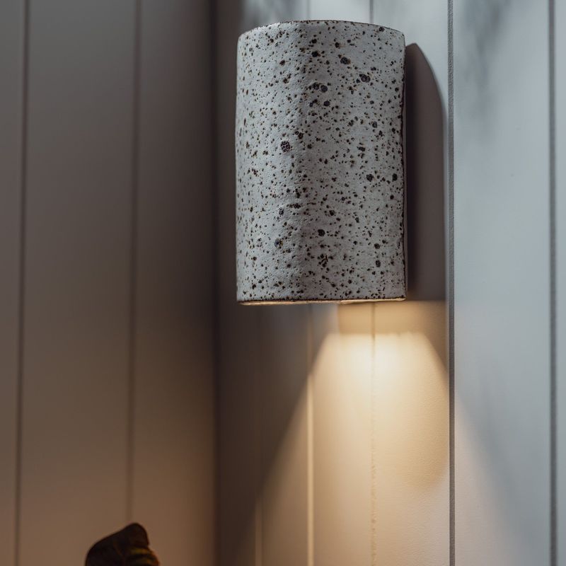We Ponder/Dusk Exterior Ceramic Wall Light