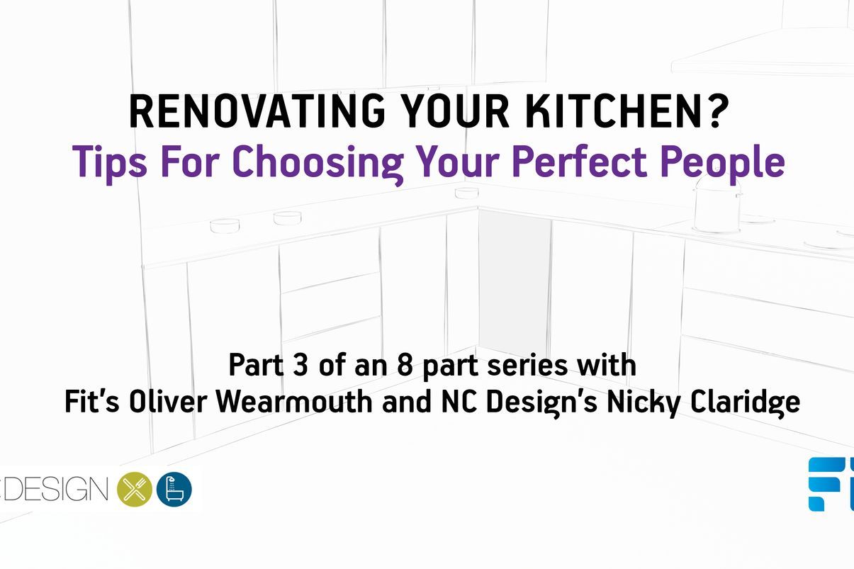 FIT Kitchen Project Series Part 3 of 8: How do I Choose My Partners?