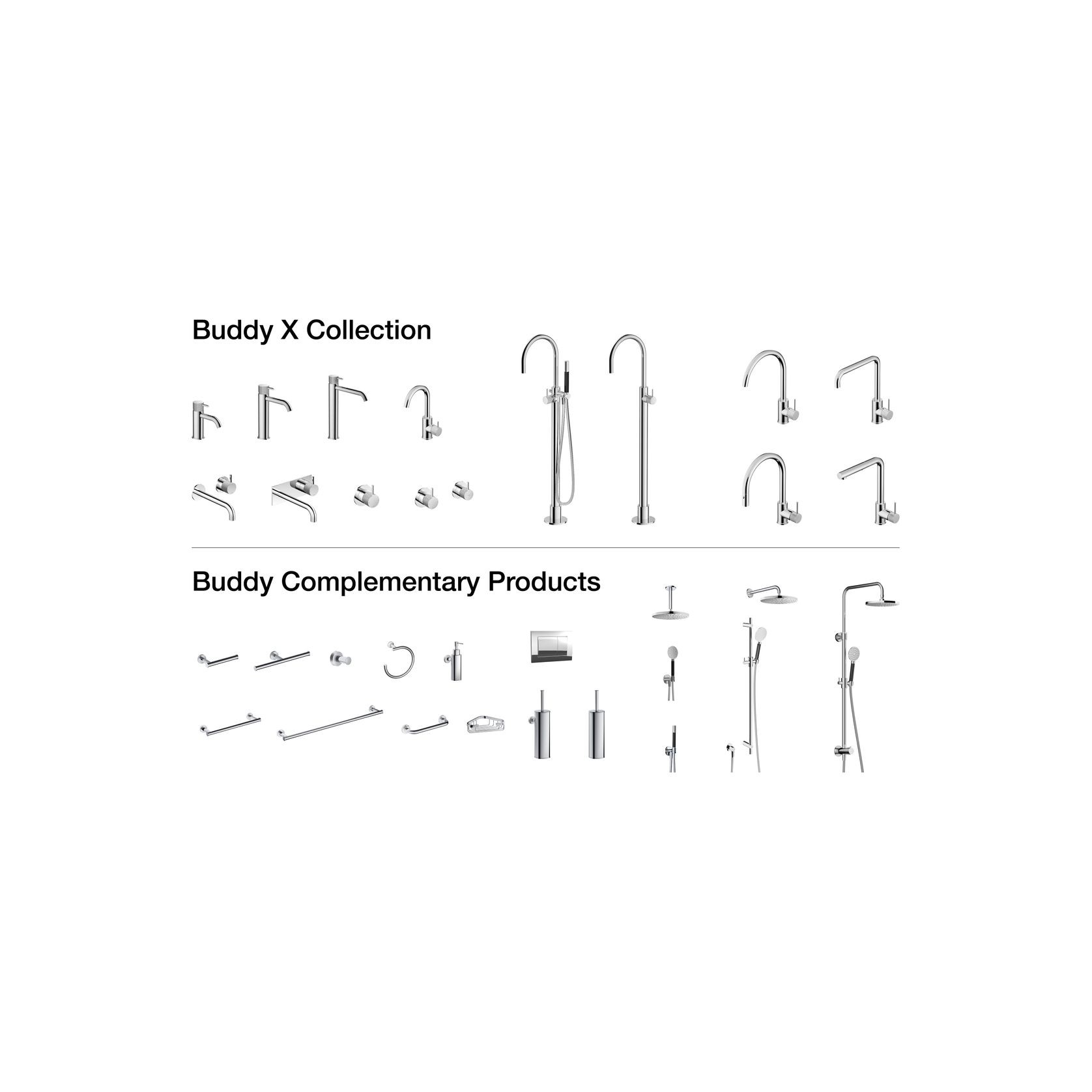 Buddy X Wall Mount Mixer gallery detail image