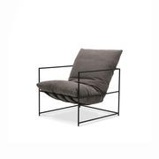 Lauro Club Chair - Charcoal gallery detail image