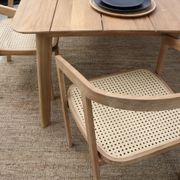 Rosetta Teak Outdoor Dining Chair gallery detail image