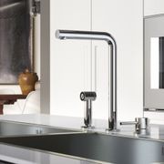 Buddy 3 Hole Kitchen Mixer With Rinse Spray gallery detail image
