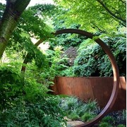 Corten Garden Ring Sculpture gallery detail image
