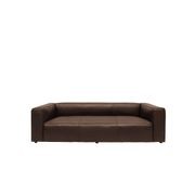 Stirling 3 Seater Italian Leather Sofa | Nutmeg gallery detail image
