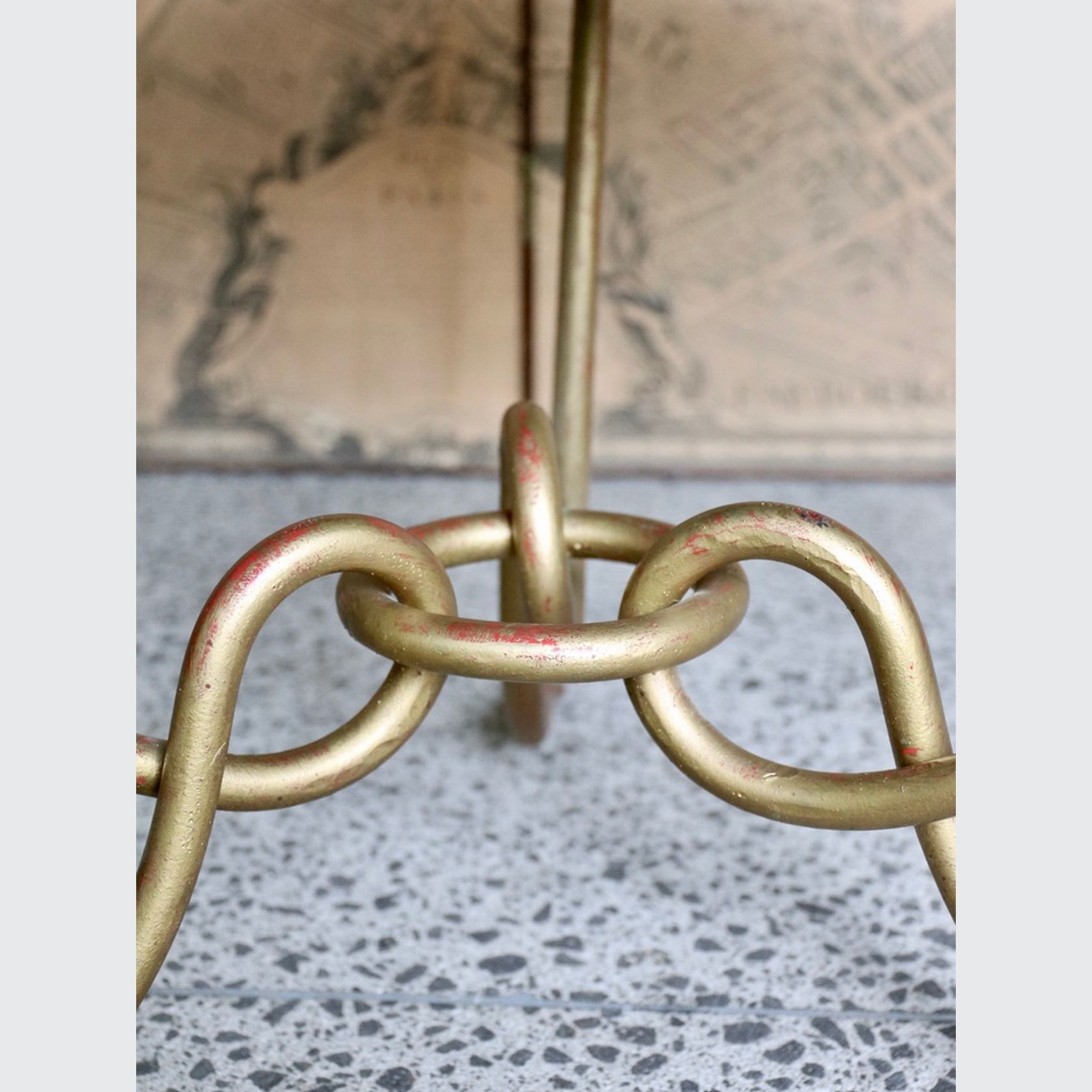 Wrought Iron Coffee Table By Rene Drouet C.1940 gallery detail image