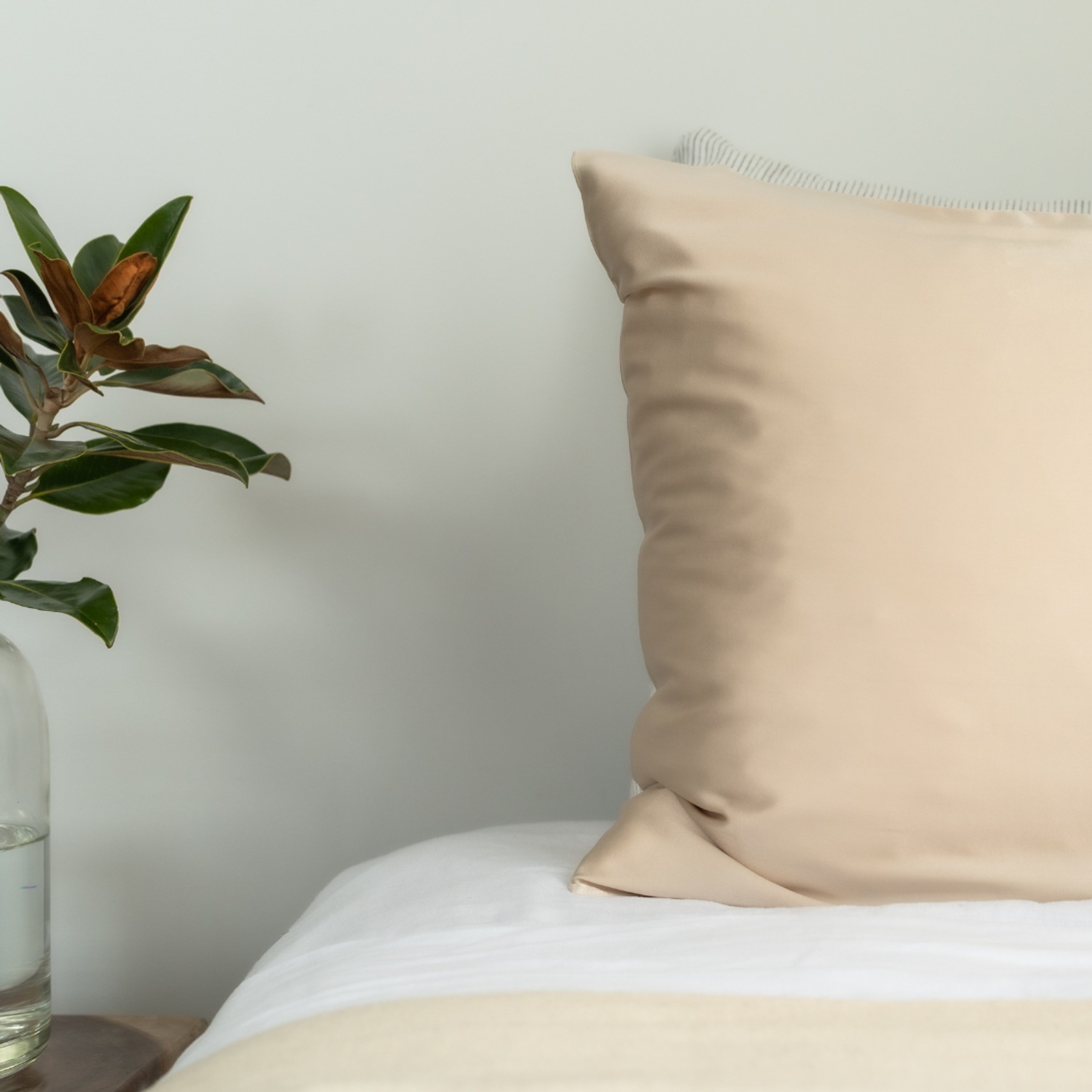 100% Pure Silk Pillowcase - Champagne gallery detail image