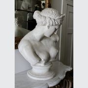 English Mid Century Plaster Bust Of Venus Of Capua gallery detail image