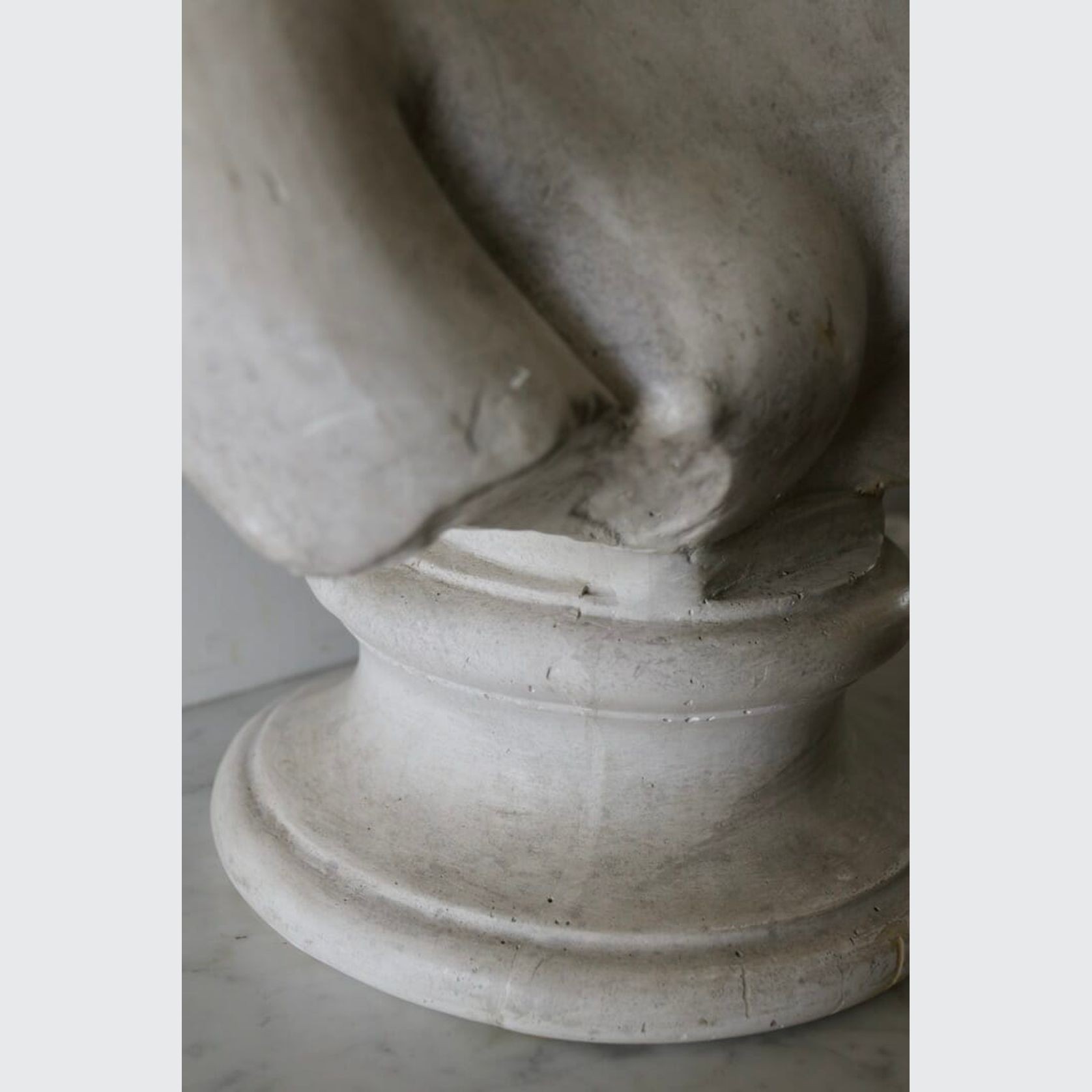 English Mid Century Plaster Bust Of Venus Of Capua gallery detail image